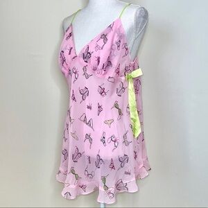 La Senza Boudoir Print Chiffon Babydoll